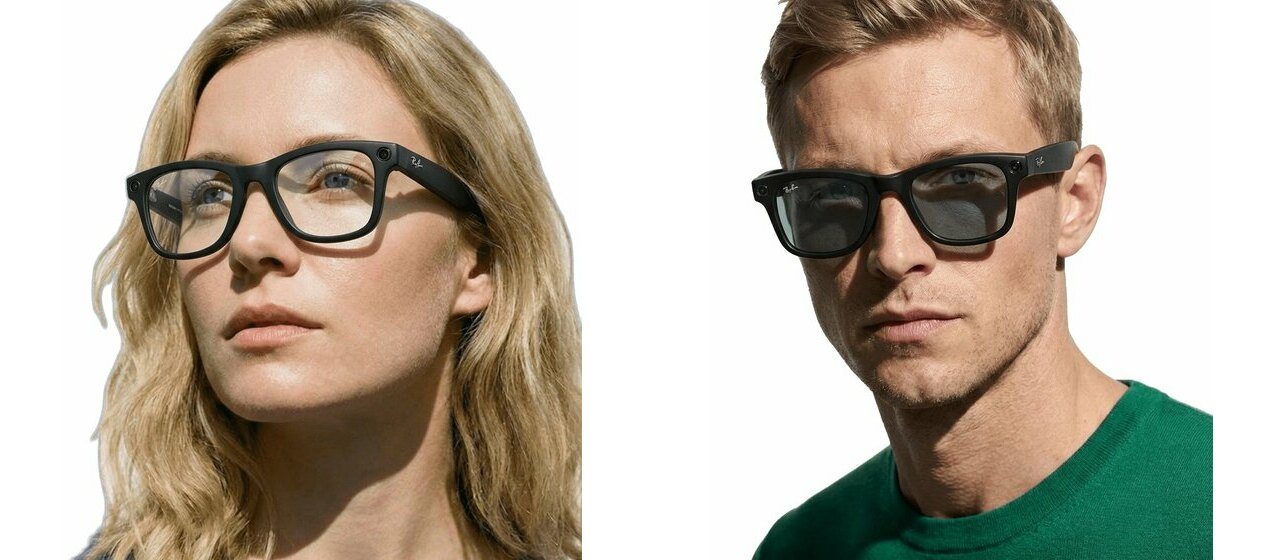 Ray-Ban Meta Wayfarer Gen 2 на мужчине и женщине