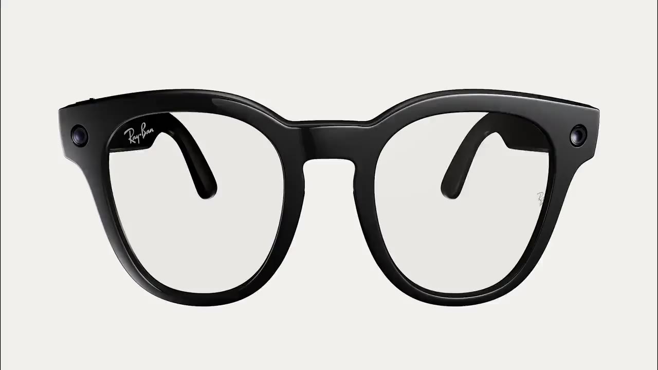 Умные очки Ray-Ban Meta Scriber Optics в чёрной оправе