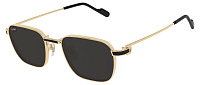 Cartier CT0497S 006, цвет: золотой, цвет линзы: серый, квадратные, металл