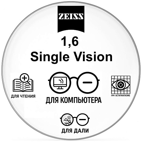 1,6 ZEISS Digital Lens SmartLife