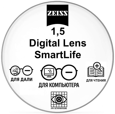 1,5 ZEISS Digital Lens SmartLife