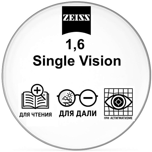 1,6 ZEISS Single Vision