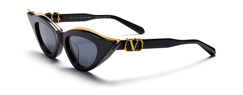 Valentino V-GOLDCUT-II  BLK - GLD