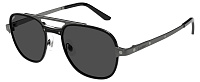 Cartier CT0477S 002, цвет: черный, цвет линзы: серый, авиаторы, металл