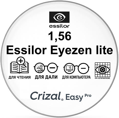 1,56 Essilor Eyezen lite 0.4 D