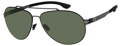 Ic Berlin MB 15 Gun-Metal-Black-Green-Polarized
