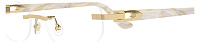 Cartier CT0318O 005, цвет: золотой, прямоугольные, металл