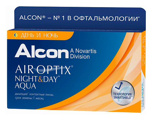 Alcon AIR OPTIX Night & Day Aqua (3 линзы)